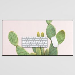 Pink Cactus Photography | Nature | Wall Art | Tropical | Desert Desk Mat