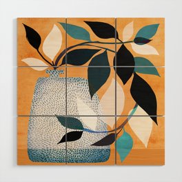 Ivy In The Courtyard Still Life Wood Wall Art