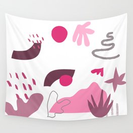 Pink Beach Vibes Matisse Inspired Wall Tapestry