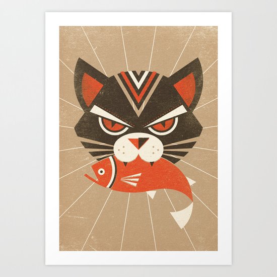 The Demon Cat (Fairy and Folk Tales of the Irish Peasantry) Art Print