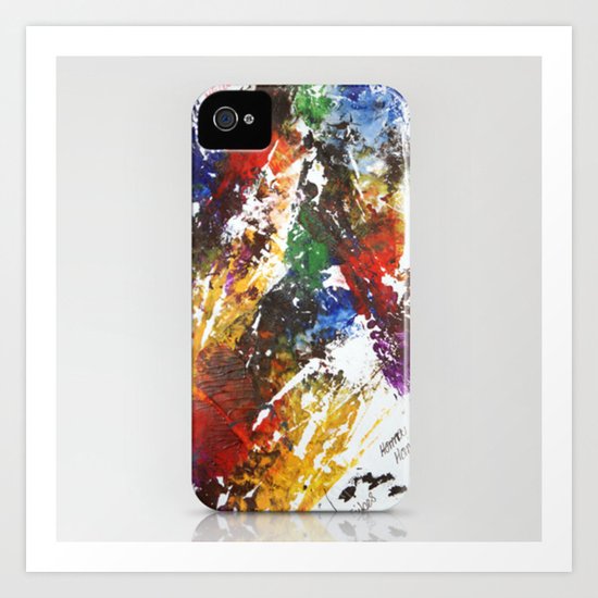 Artistic accidental print Art Print