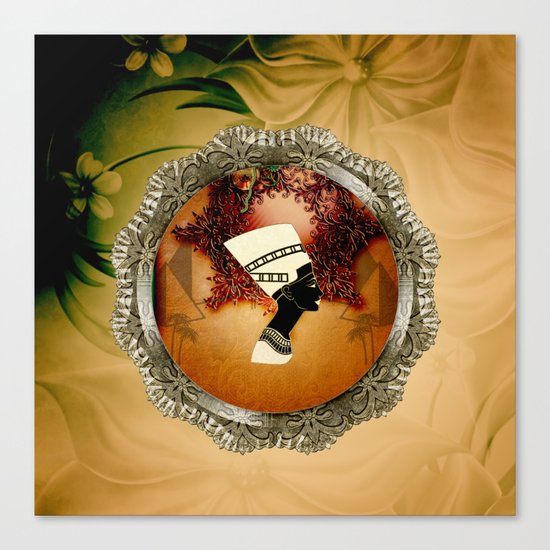 Isis, egyttian design Canvas Print
