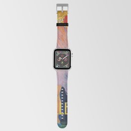 Thermal Water Italian Vintage Poster Apple Watch Band