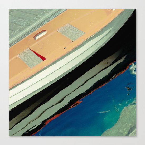 Boat Reflected Canvas Print