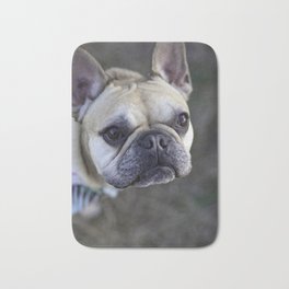 Rufus 2 Bath Mat | Bullie, Frenchbulldog, Frenchie, Animal, Dog, Digital, Color, Photo 