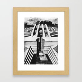 Carlo Scarpa- Italian Brutalsit Architecture Framed Art Print