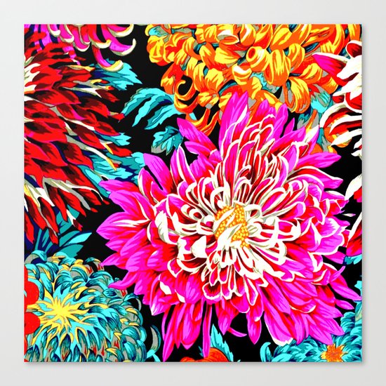 Chrysanthemums Canvas Print