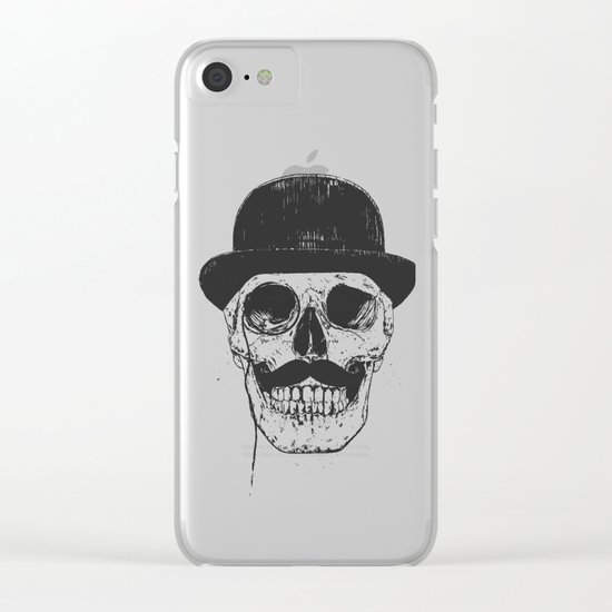 Gentlemen never die Clear iPhone Case