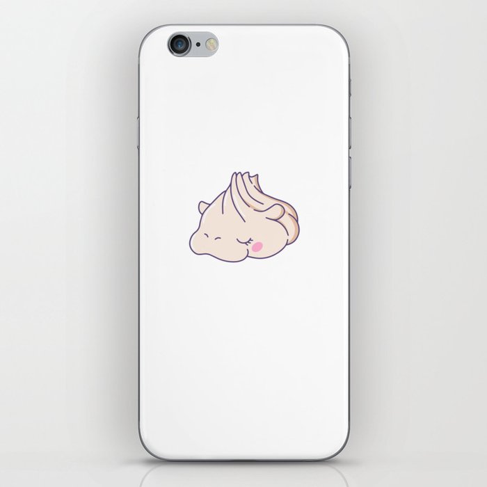 Funny Hippo Dumpling Cute Kawaii Aesthetic iPhone Skin