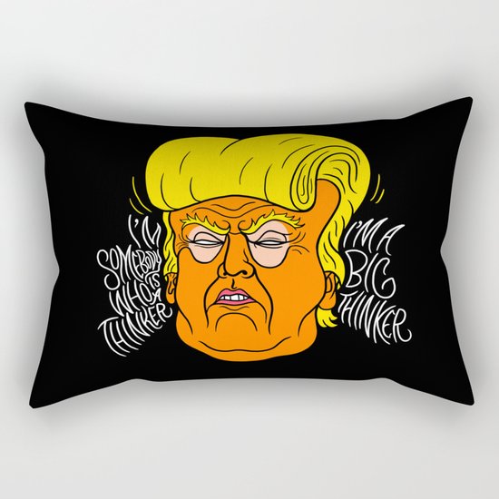Big Thinker Rectangular Pillow