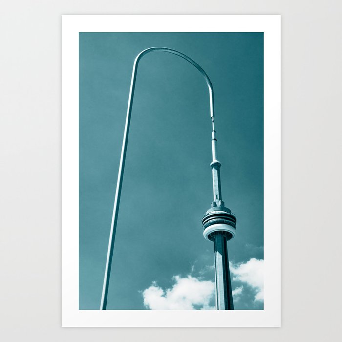 CN Tower - Toronto city Surreal photography Art Print