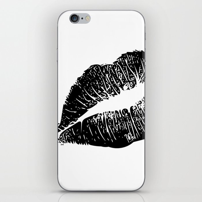 Kiss Lip Print iPhone Skin