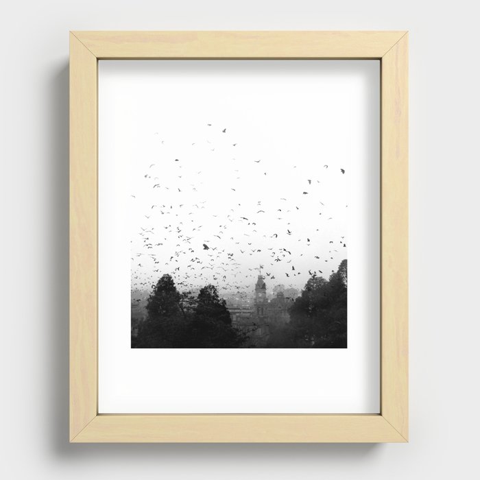 Attack of the Bats Recessed Framed Print