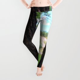 Looking at the River from Between the Trees Leggings