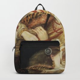 Dante Gabriel Rossetti - Monna Vanna Backpack | Pre Raphaelitebro, Vintage, Artprint, Painting, Old, Decor, Illustration, Wallart, Poster 