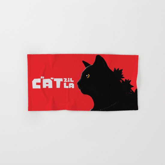 Catzilla Hand & Bath Towel
