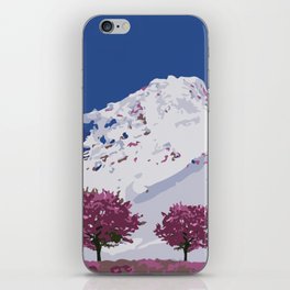 Snowy mountain iPhone Skin