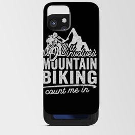 Mountain Biking MTB Downhill Mountain Bike iPhone Card Case
