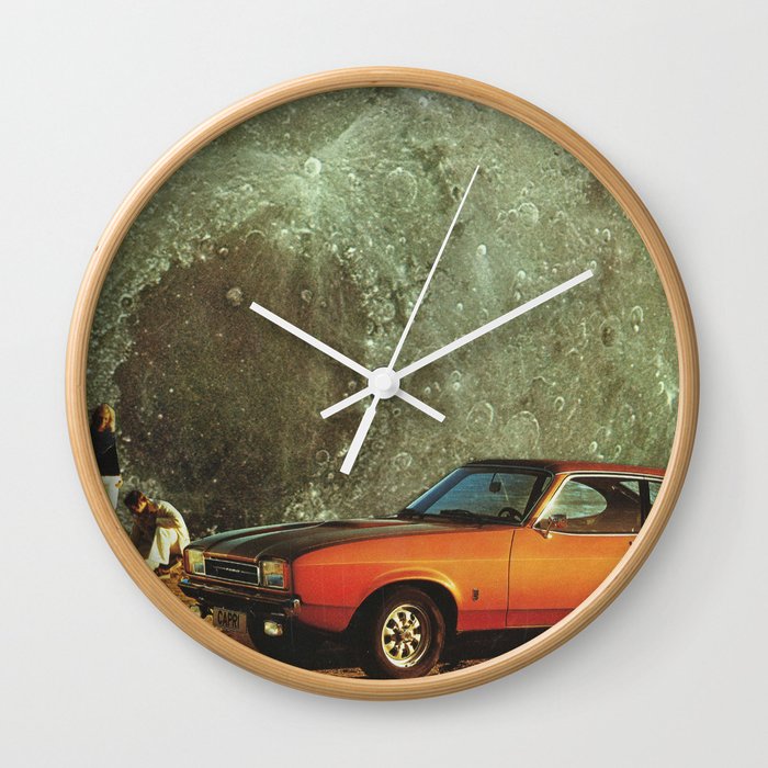 Just another day on earth Wall Clock