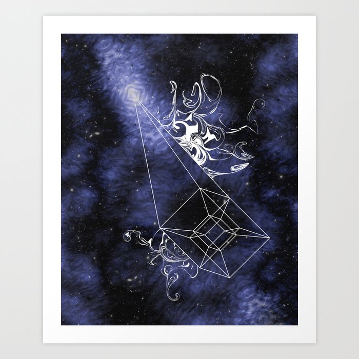 Dark Matter Supernova Art Print