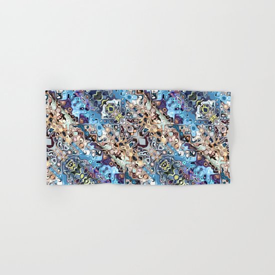Colorful Chaotic Pattern Hand & Bath Towel