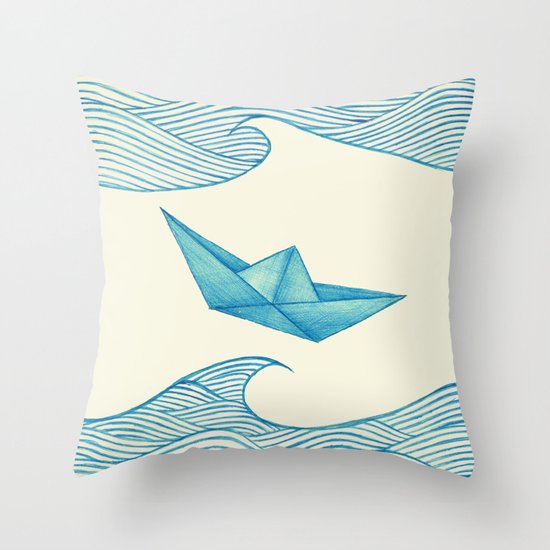 High Seas Throw Pillow