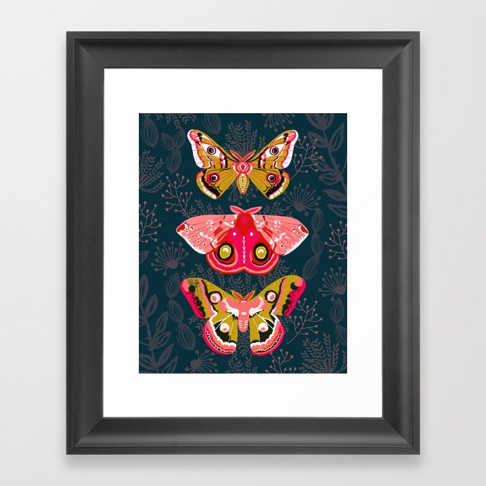 Lepidoptery No. 4 by Andrea Lauren Framed Art Print