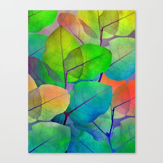 Translucent Leaves Canvas Print