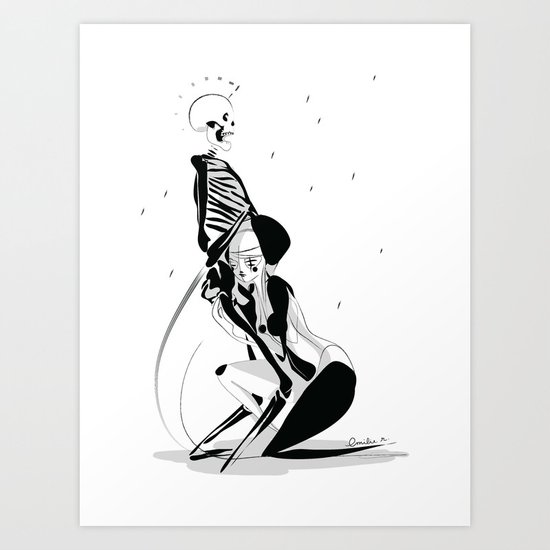 My Playmate - Emilie Record Art Print