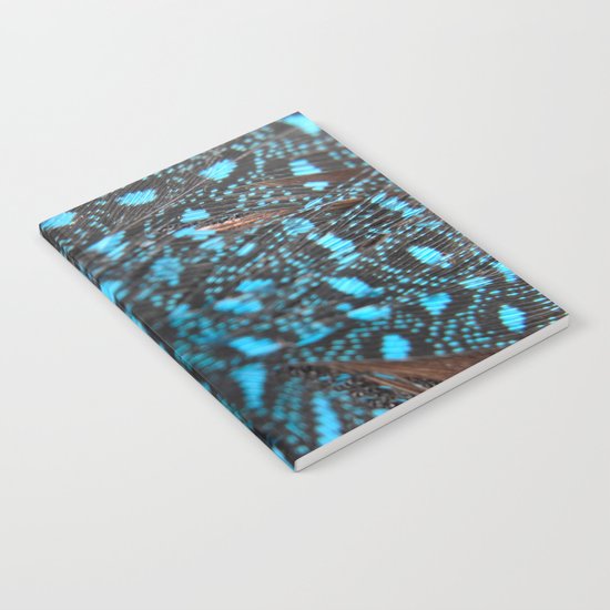 Blue Feather Notebook