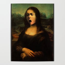 Caravaggio's Mona Lisa Poster