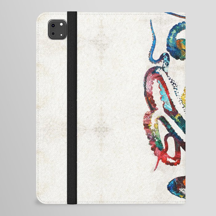 Colorful Octopus Art by Sharon Cummings iPad Folio Case