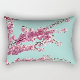 Japanese Cherry Blossom Tree Rectangular Pillow