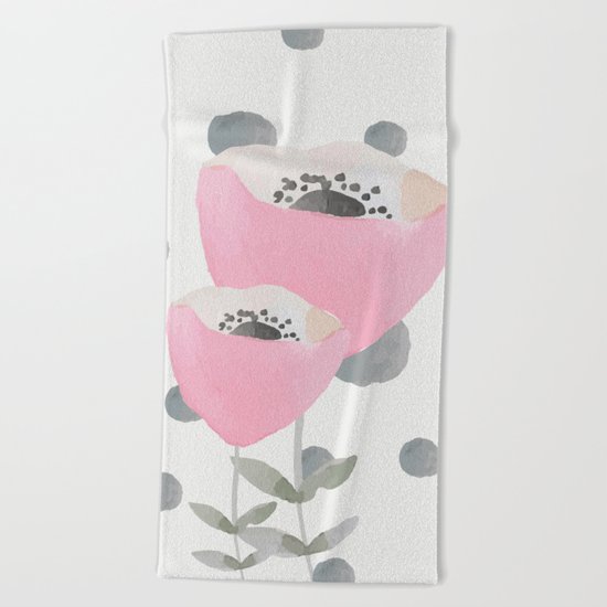 flowers Beach Towel