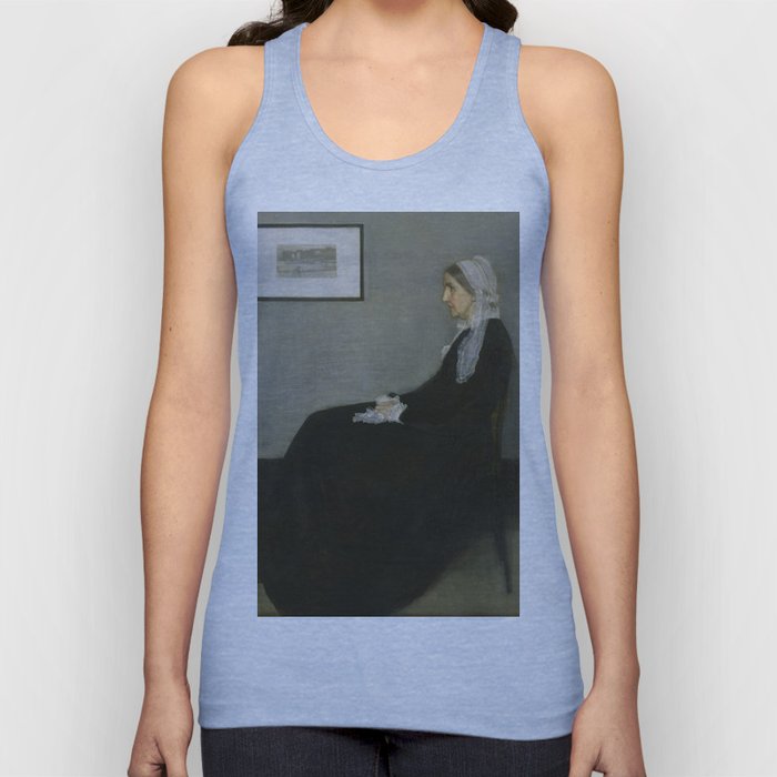 Whistlers Mother Oil Painting by James McNeill Whistler Tank Top
