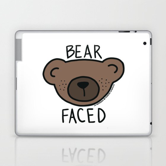 Bear Faced Laptop & iPad Skin