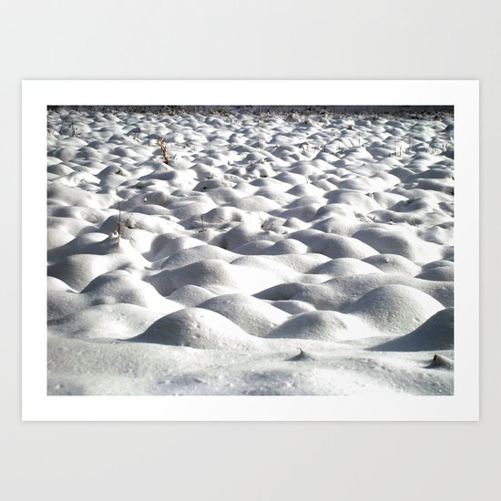 Snoww Art Print