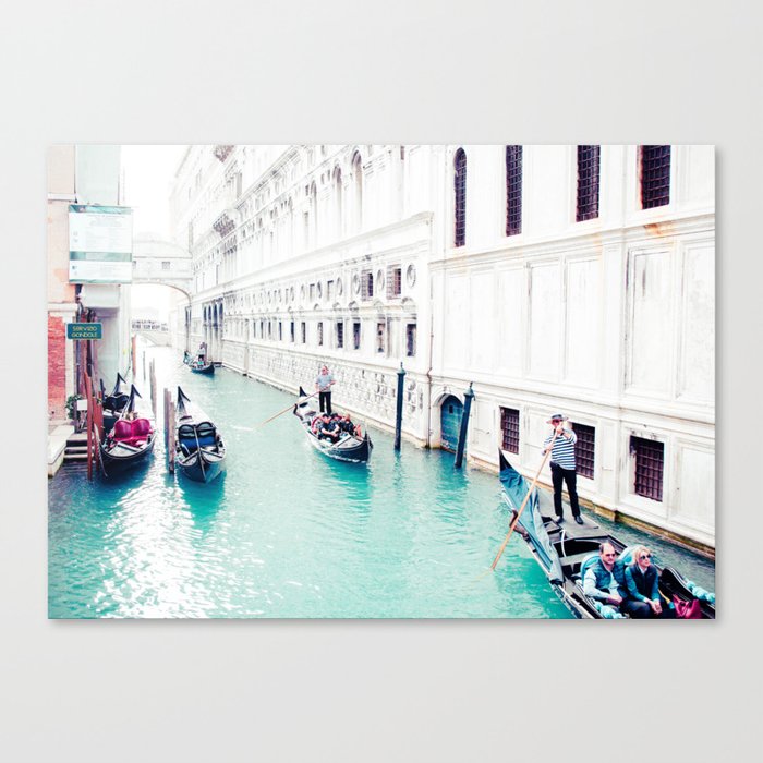 Venice Aqua I Fine Art Print Canvas Print