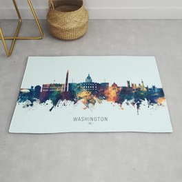 Washington DC Skyline Rug