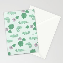 Remi the Chameleon Stationery Card