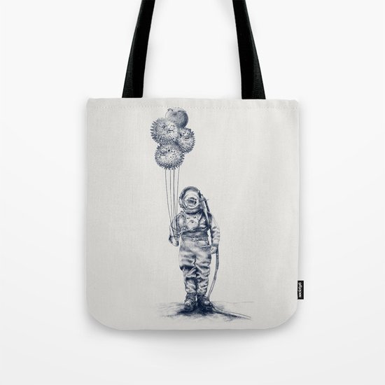 Balloon Fish - monochrome option Tote Bag