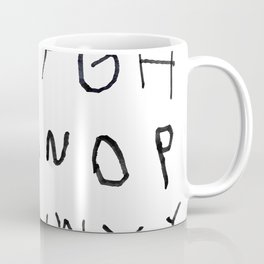 Alphabet Coffee Mug