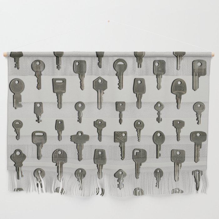 Silver Keys Wall Hanging