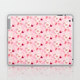 Valentine's Day Teddy Bear Pattern Laptop Skin