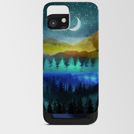 Silent Forest Night iPhone Card Case