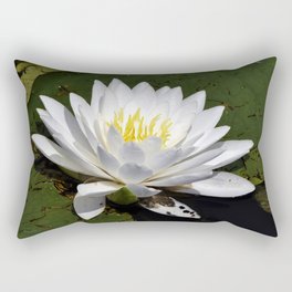 Water Lilly Rectangular Pillow