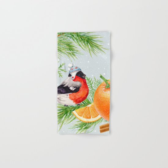 Winter animal #9 Hand & Bath Towel