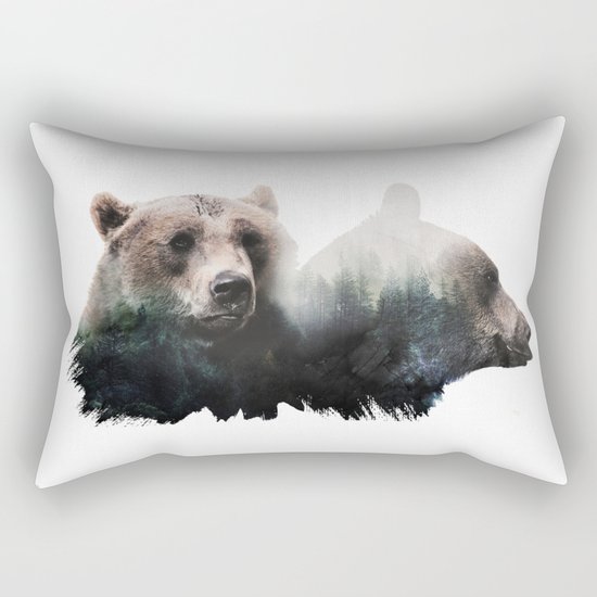Bear Brothers Rectangular Pillow