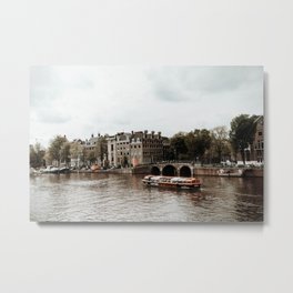 Amsterdam | Canals in the city of Amsterdam | Travel Art Print Metal Print | Photo, Wanderlustprints, Citylife, Streetartprints, Color, Horizontalprints, Colorprints, Amsterdam, Europephotography, Film 