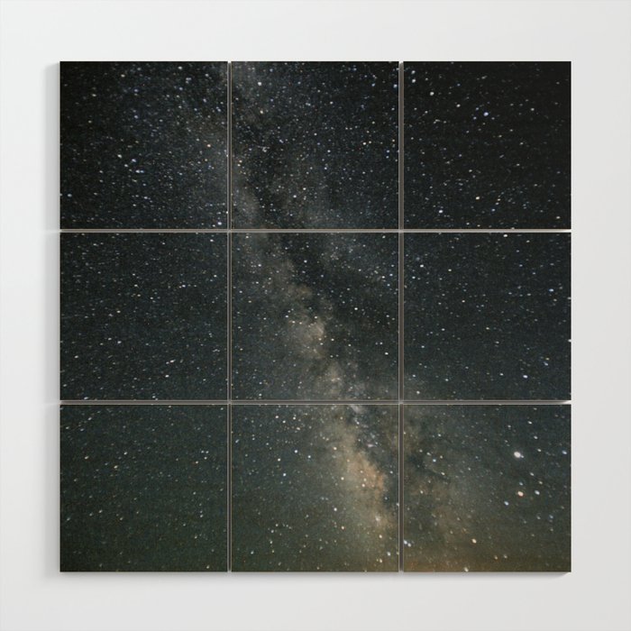 Milky Way Starry Night Sky Wood Wall Art